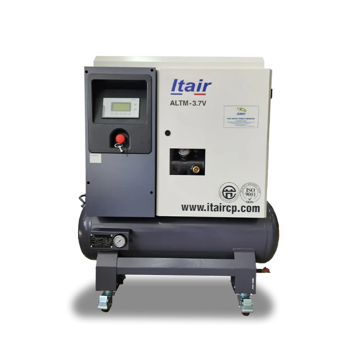 compresor tornillo bifasico 5 hp itair